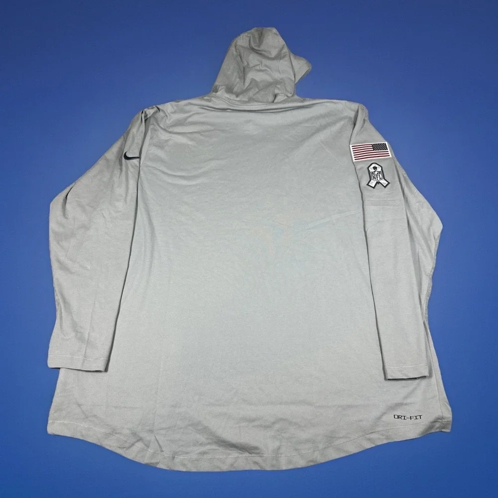 Tennessee Titans 2024 Nike Salute To Service Long Sleeve‎ Hoodie Men's 3XL Gray
